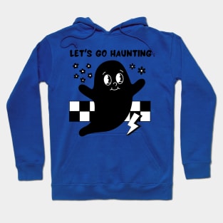 Cute Retro Halloween Ghost Hoodie